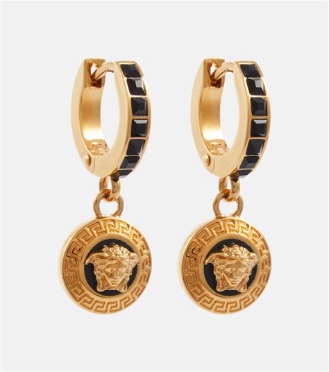 versace chained medusa earrings|Versace earrings afterpay.